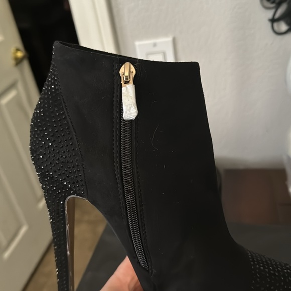 Bebe Platform Anjalee Bling Booties •Size 8 - Picture 3 of 6